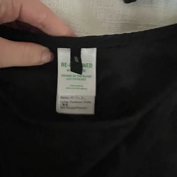 JCrew Ribbed Curved Waist Black Triangle Bikini Set Size S - Picture 2 of 5